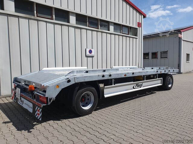 Trailer for Roll-Off Containers Fliegl Kombianhänger ZPS 200 K-Jumbo-Z