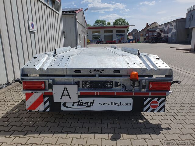 Trailer for Roll-Off Containers Fliegl Kombianhänger ZPS 200 K-Jumbo-Z