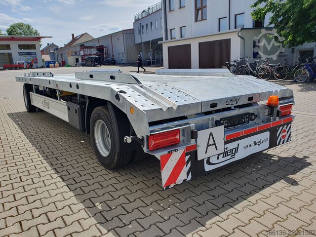 Trailer for Roll-Off Containers Fliegl Kombianhänger ZPS 200 K-Jumbo-Z