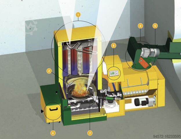 Heizungsanlage, Hackschnitzelheizung KWB Multifire 20-80 kW