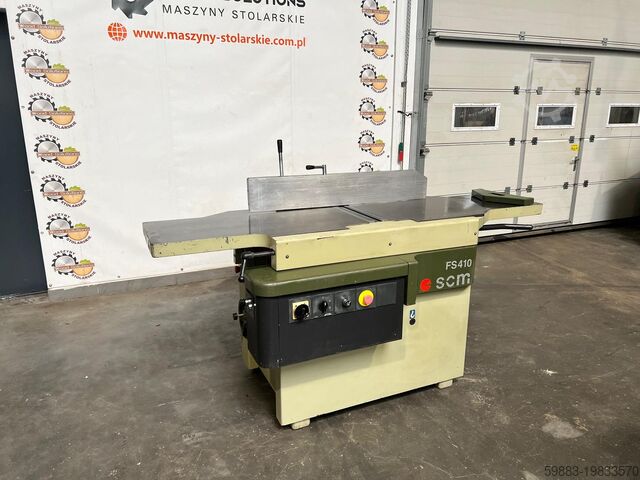 Surface and thickness planer & thickness planer SCM FS410