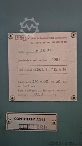 Gummiverarbeitungsmaschine REP M46 / V47/160