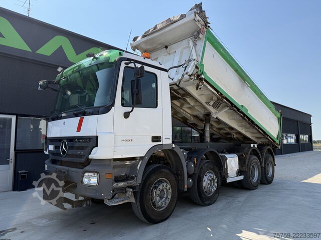 Tipper truck Mercedes-Benz Actros 4151K V8 KIPPER 8x4 Euro5 40Ton