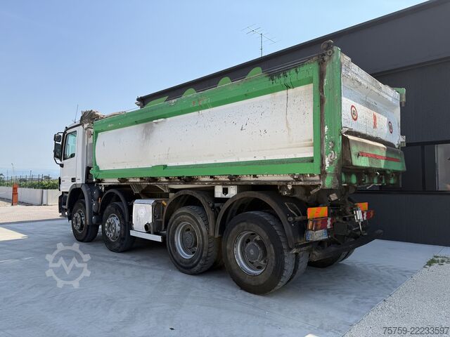 Tipper truck Mercedes-Benz Actros 4151K V8 KIPPER 8x4 Euro5 40Ton