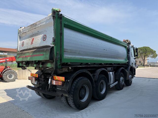 Tipper truck Mercedes-Benz Actros 4151K V8 KIPPER 8x4 Euro5 40Ton