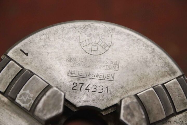 Three-jaw chuck SCA Skand Chuckfabriks Ø 110 mm