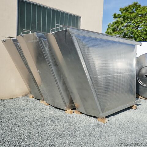 6100 Liter Rechteckbehälter aus V2A Rieger 9658