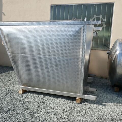 6100 Liter Rechteckbehälter aus V2A Rieger 9658