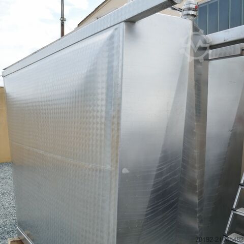 6100 Liter Rechteckbehälter aus V2A Rieger 9658