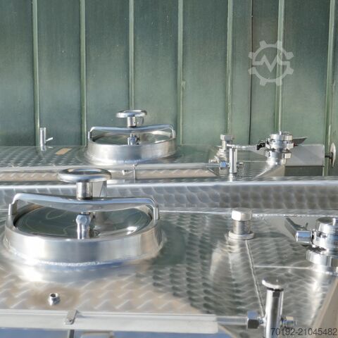 6100 Liter Rechteckbehälter aus V2A Rieger 9658