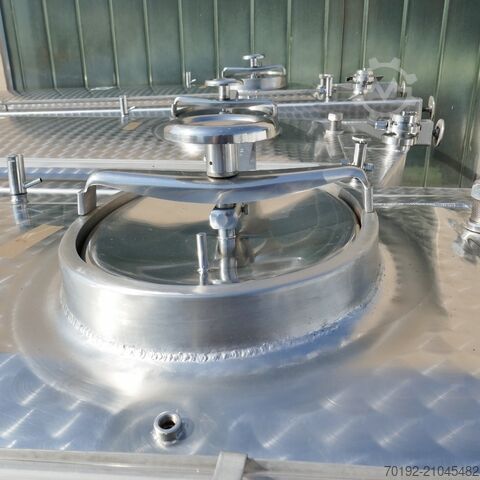 6100 Liter Rechteckbehälter aus V2A Rieger 9658