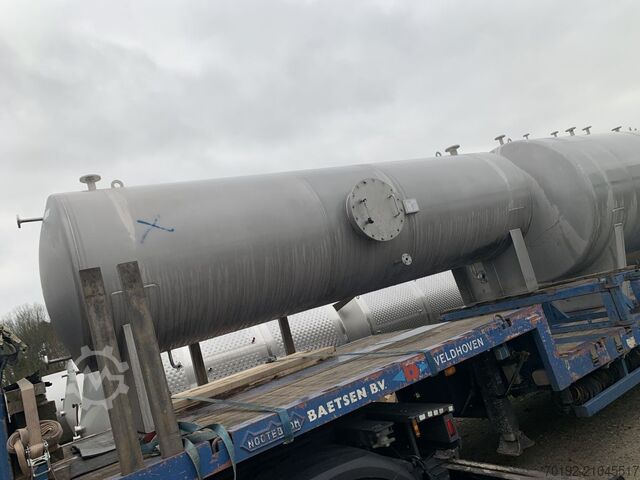 7500 Liter horizontaler Lagertank aus V2A  S16532