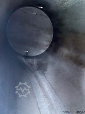 7500 Liter horizontaler Lagertank aus V2A  S16532