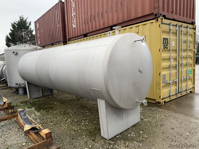 7500 Liter horizontaler Lagertank aus V2A  S16532