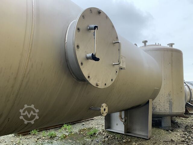 7500 Liter horizontaler Lagertank aus V2A  S16532