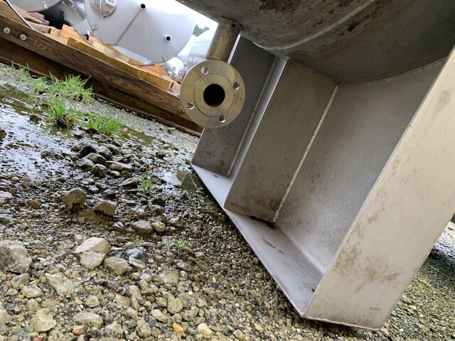 7500 Liter horizontaler Lagertank aus V2A  S16532