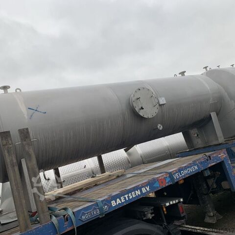 7500 Liter horizontaler Lagertank aus V2A  S16532