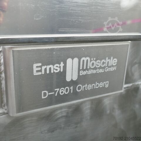 5200 liter rectangular tank made of V2A stainless steel Möschle 9643