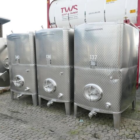 5200 liter rectangular tank made of V2A stainless steel Möschle 9643