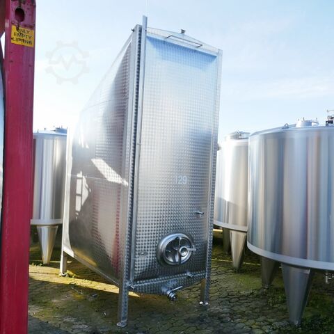 8800 Liter Rechteckbehälter aus V2A Rieger 9642
