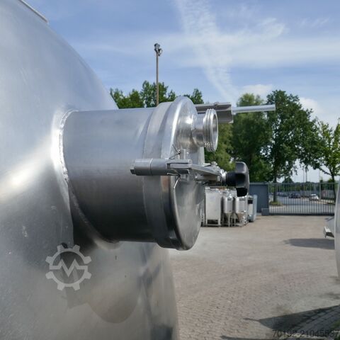 10000 Liter Behälter aus V2A mit Propellerrührwerk Rieger 9641