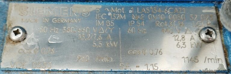 10000 Liter Behälter aus V2A mit Propellerrührwerk Rieger 9641