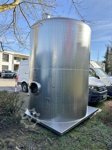 10000 Liter Behälter aus V2A mit Propellerrührwerk Rieger 9641
