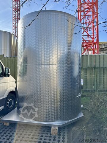 10000 Liter Behälter aus V2A mit Propellerrührwerk Rieger 9641