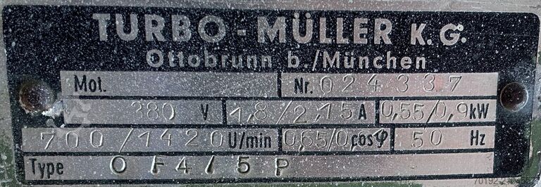 500 Liter fahrbarer Behälter aus V2A mit Propellerrührwerk  9595