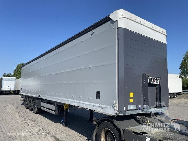 Open semitrailer with tarp Schmitz Cargobull Curtainsider Standard Ladebordwand Getränke