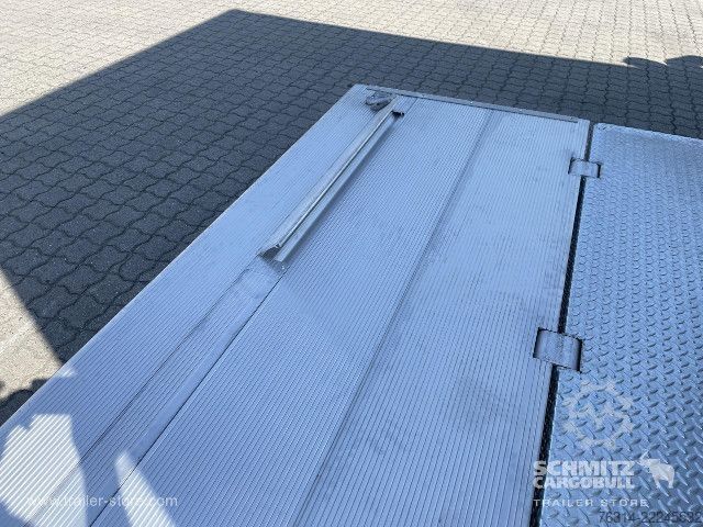 Open semitrailer with tarp Schmitz Cargobull Curtainsider Standard Ladebordwand Getränke
