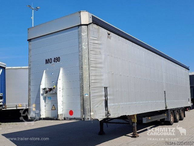 Open semitrailer with tarp Schmitz Cargobull Curtainsider Mega Getränke