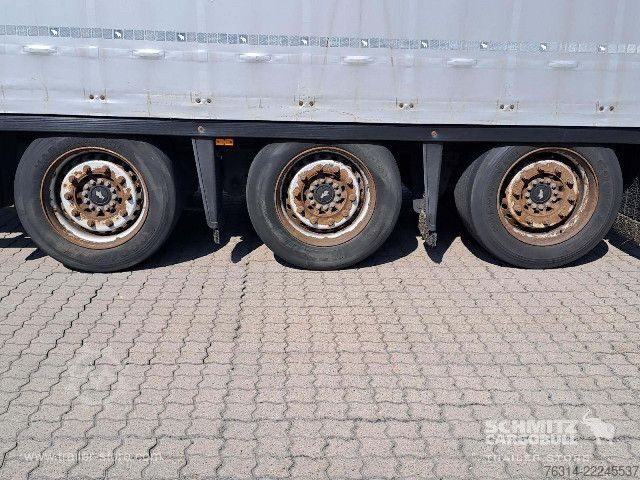 Open semitrailer with tarp Schmitz Cargobull Curtainsider Mega Getränke