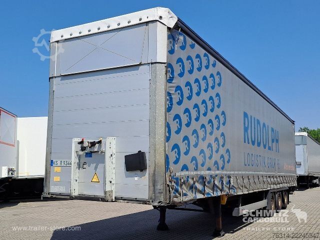 Open semitrailer with tarp Schmitz Cargobull Curtainsider Mega Getränke