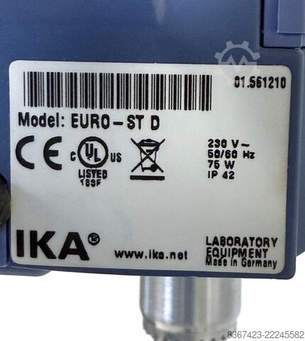 Stirrer IKA EURO ST-D with 2 Paddles and H-Stand