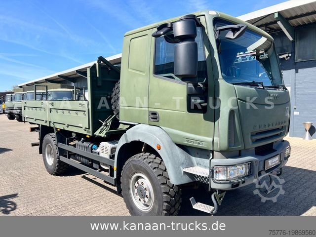 LKW mit Pritsche (offen) IVECO ML100E22WM-BW 4x4 Miltär Camper Exped 19 TKm