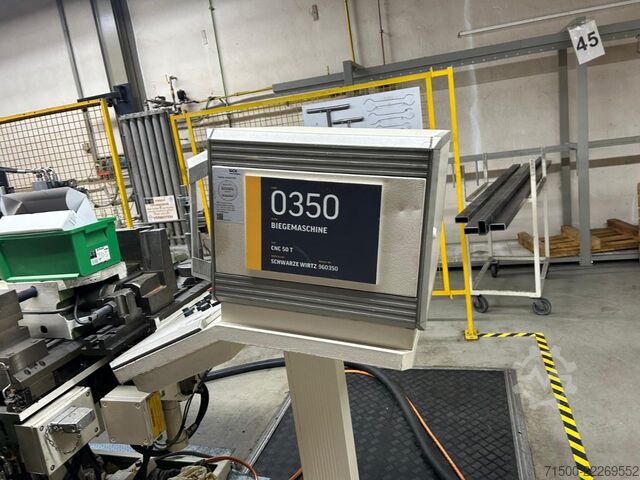 Biegemaschine Schwarze Wirtz CNC 50 T