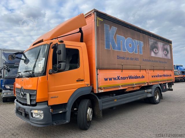 LKW mit Pritsche & Plane MERCEDES-BENZ ATEGO 1524 KLIMA LUFTFEDRUNG BORDWÄNDE LKW 1530