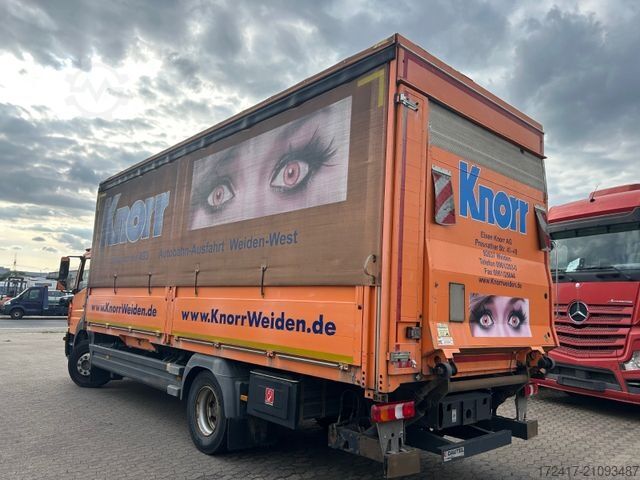 LKW mit Pritsche & Plane MERCEDES-BENZ ATEGO 1524 KLIMA LUFTFEDRUNG BORDWÄNDE LKW 1530