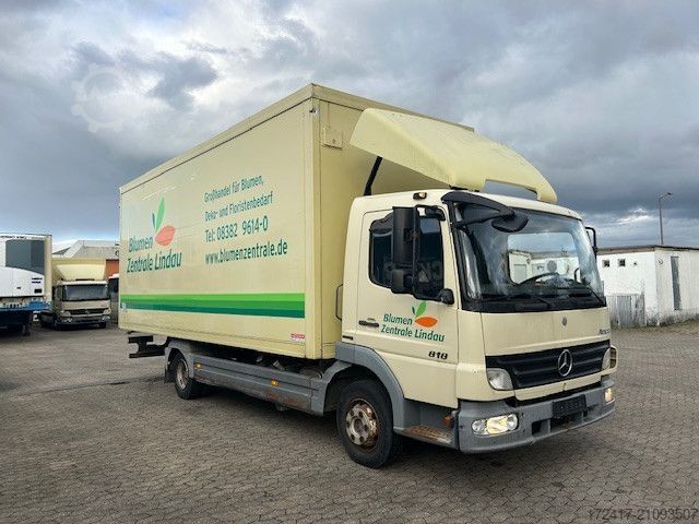 Transporter mit Koffer MERCEDES-BENZ ATEGO 818 816 BLUMENKOFFER LUFTFEDERUNG MANUEL