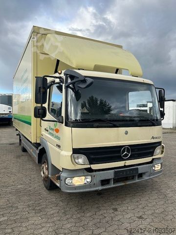 Transporter mit Koffer MERCEDES-BENZ ATEGO 818 816 BLUMENKOFFER LUFTFEDERUNG MANUEL