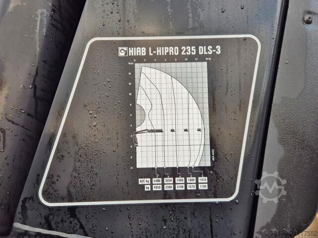 Plattformanhänger Mercedes-Benz Actros 2545 L 6x2 Hiab L-HIPRO 235 DLS-3