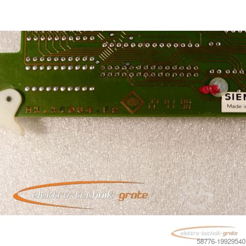 Component Siemens IBH - CPU 86/3 H1.1.034 L2 Z.-Nr. 0398 E Stand 00 gebraucht guter Erhaltungszustand