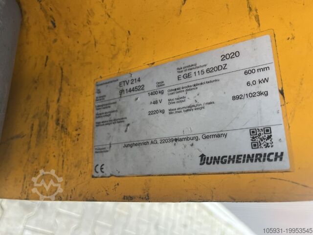 Reach Truck Jungheinrich ETV214