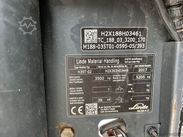 Treibgasstapler Linde H35T-02