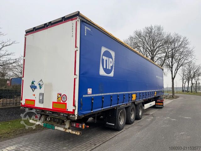 Schiebeplanen Krone 3-ass schuifzeilen oplegger