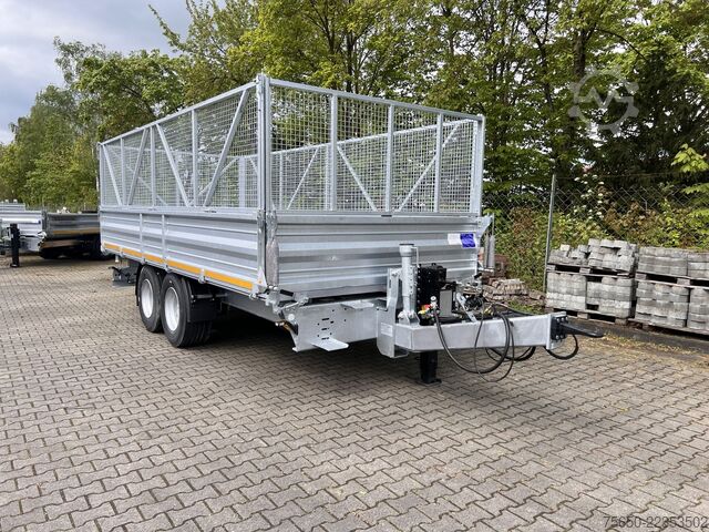 Tipper trailer Möslein TTD 14  5,70 m  14 t Tandem- Kipper Tieflader 5,70 m lang, Breite Reifen-- Neufahrzeug --