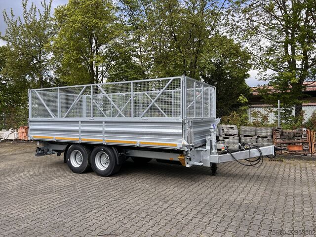 Tipper trailer Möslein TTD 14  5,70 m  14 t Tandem- Kipper Tieflader 5,70 m lang, Breite Reifen-- Neufahrzeug --