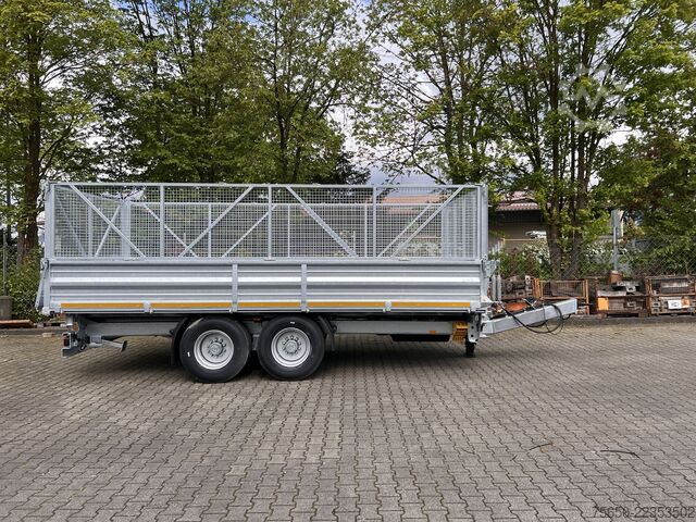 Tipper trailer Möslein TTD 14  5,70 m  14 t Tandem- Kipper Tieflader 5,70 m lang, Breite Reifen-- Neufahrzeug --