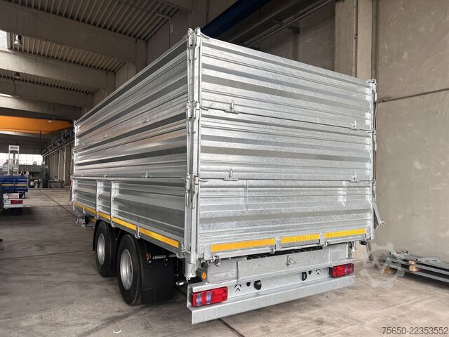 Tipper trailer Möslein TTD 19 AB  19 t Tandemkipper Tieflader, Breitbereifung 2 x Aufsatzbordwänden-- Neufahrzeug --